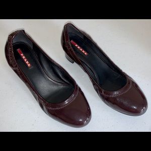 Prada Venice Soft Heels 7 US/EUR 37 1/2  Leather